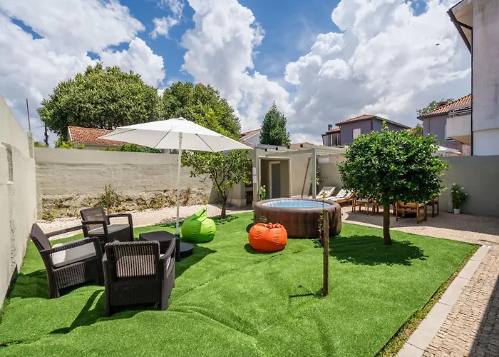 Nyaraló Host Wise - Terrace Delight House W Private Jacuzzi Porto